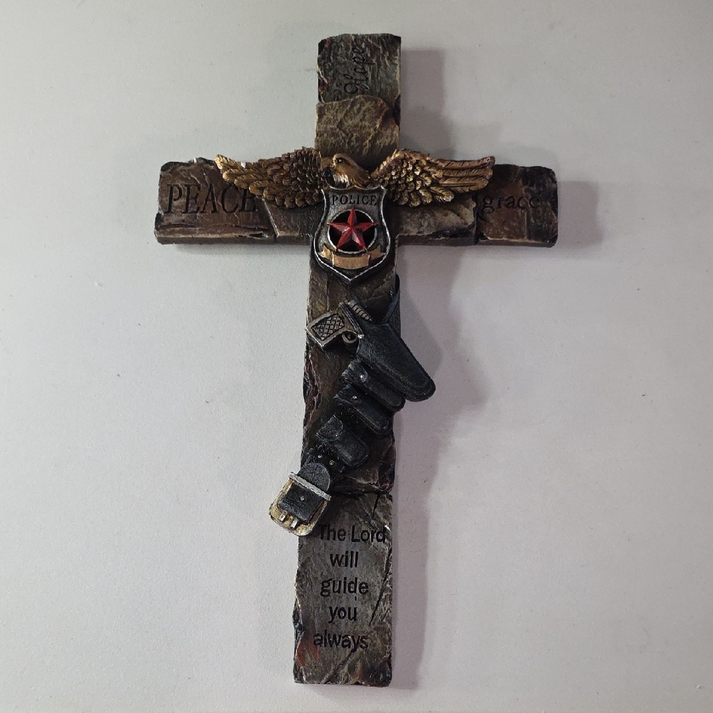 Decorative Police Cross Wall Art